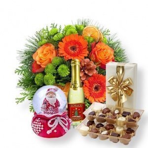 Leuchtfeuer und Geschenk-Set Xmas