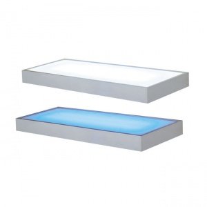 Leuchtregal Flat, tief, 22 cm