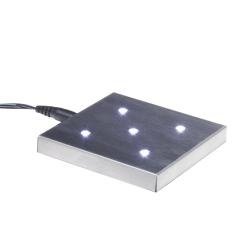 Leuchtsockel Edelstahl L