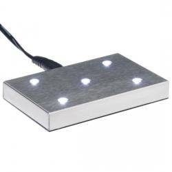 Leuchtsockel Edelstahl Q