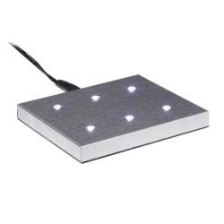 Leuchtsockel Edelstahl XL