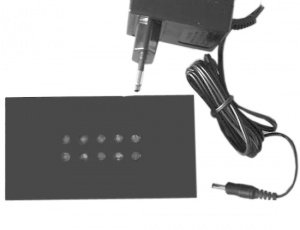 Leuchtsockel rechteckig 110 x 60 x 20 mm