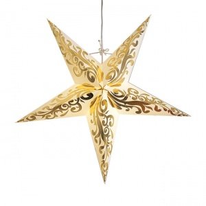 Leuchtstern hängend