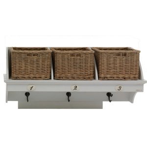 Leuchtturm mit Teelichteinsatz, grau-bla