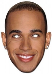 Lewis Hamilton Prominentenmaske