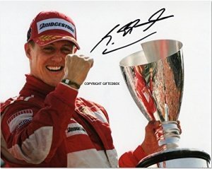 MICHAEL SCHUMACHER ZERTIFIKAT AUTOGRAMM