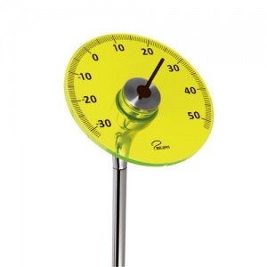 _ LINEAR Gartenthermometer GELB