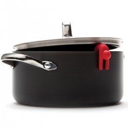 Lid Sid 2er Set - Topfdeckelhalter rot/w