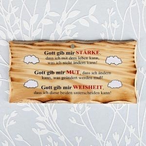 Lieber Gott gib mir Stärke...