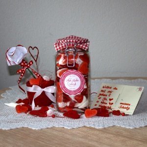 Liebesglas Süßigkeitenglas