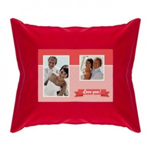 Liebeskisse - groß- hellgrau- ohne Füllu