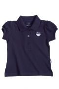 Liegelind - Mädchen-Poloshirt blau, kbA