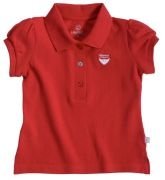 Liegelind - Mädchen-Poloshirt rot, kbA