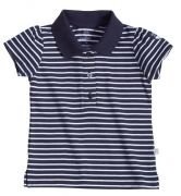 Liegelind - geringeltes Mädchen-Poloshir