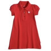 Liegelind - klassisches Polokleid rot, k