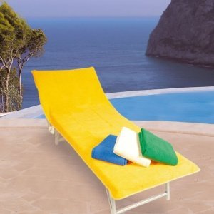 Liegenüberzug, gelb