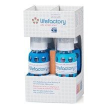 Lifefactory - Babyflaschen Starter Kit, sky / ocean