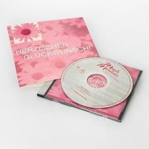 Lifestylekarte mit Musik *rosa*