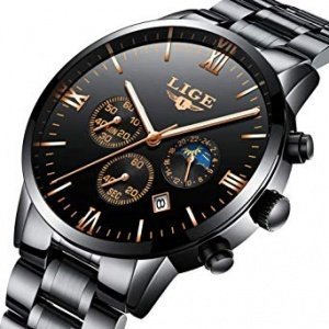 Lige Herren-Armbanduhr