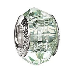 Light Green Faceted Bead, L