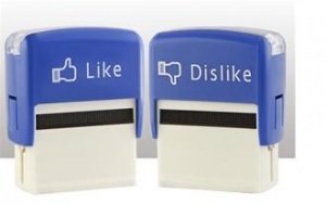 Like und Dislike Stempel