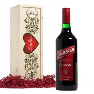 Likör mit Text - Coebergh Bessen Jenever