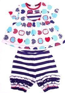 Lilly&Sid Baby Jersey Kleid mit Pumphose