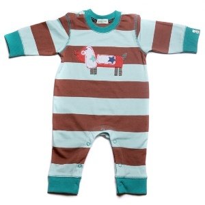 Lilly+Sid Langarm Strampler -Sausage Dog