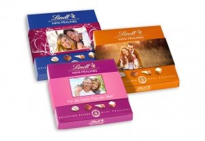 Lindt Foto-Pralinés (pink)
