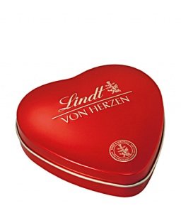Lindt & Sprüngli Pralinen in Herzdose
