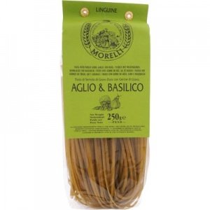 Linguine Aglio e Basilico Pasta Knoblauc
