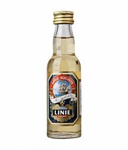 Linie Aquavit 0,04 l-Miniaturflasche (4m