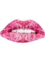 Lippen Tattoo Rose pink