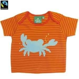 Little Green Radicals Kurzarm Shirt Krab