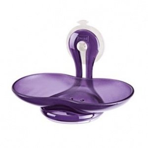 LOOP Seifenschale transp. pflaume von Ko