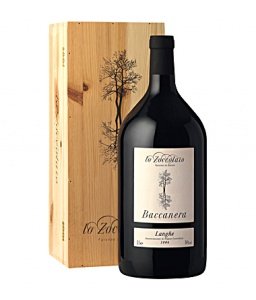 Lo Zoccolaio Bester Rotwein Italiens Baccanera Langhe Rosso DOC Doppel Magnumflasche (3000ml Flasche