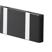 LoCa - Knax 2 Garderobenleiste, schwarz