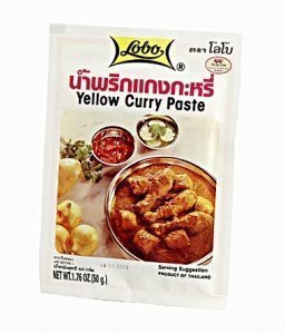 Lobo Gelbe Currypaste (50g Packung)