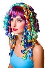 Locken Perücke Langhaarperücke Löckchen 