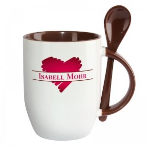 Löffeltasse *Herz* mit Name