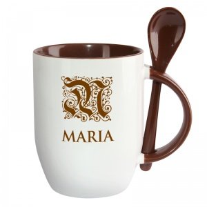 Löffeltasse *Ornament* mit Name