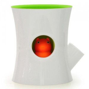 Log & Squirrel Weiss/Grün