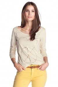 Longsleeve aus Baumwoll-Mix