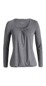 Longsleeve aus Viskose-Mix