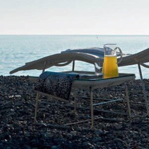 Loop Gartentisch Beistelltisch quadratis