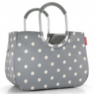 Loopshopper L grey dots