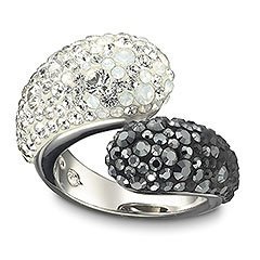 Louise Black and White Ring