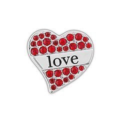 Love Heart Charm Clip