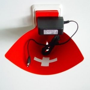 load-ding Schweizer Kreuz rot