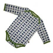 loud + proud - Langarm Body Maritim blau